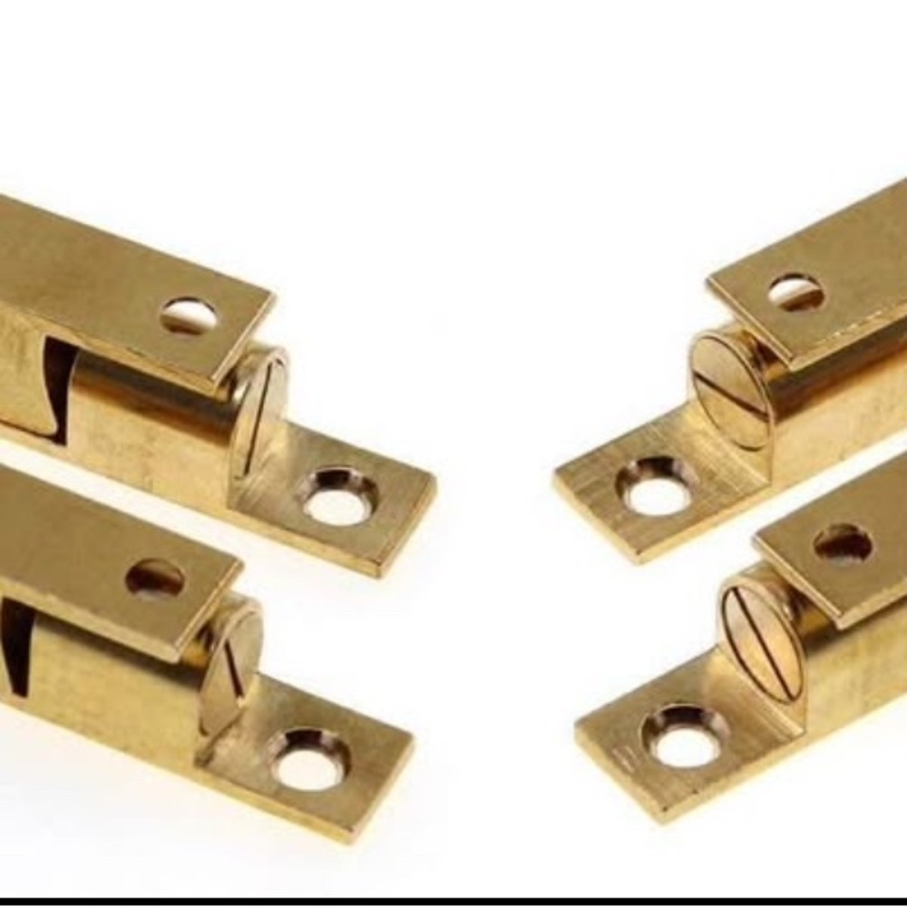 Gold Brass Barrel Bolt Latches